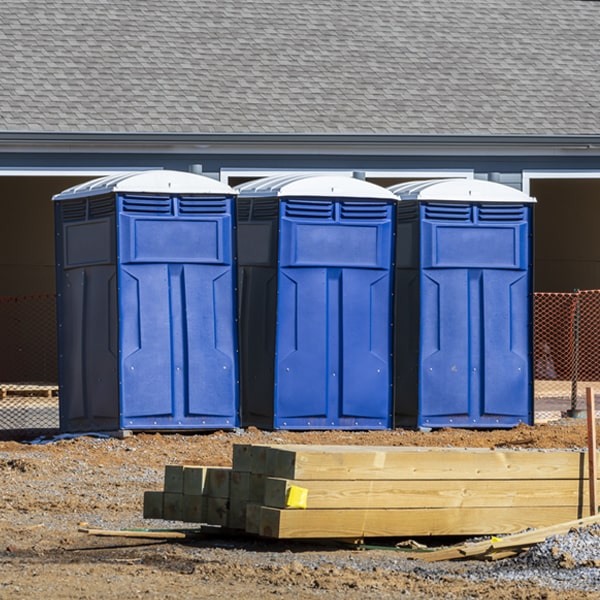 are there any restrictions on what items can be disposed of in the porta potties in Mooreton